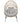 GRAND PATIO Boho Rattan-Egg-Chair mit übergroßem Korb, stationär